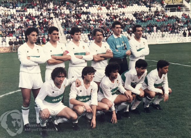 Plantilla del Elche del año 1987-1988 